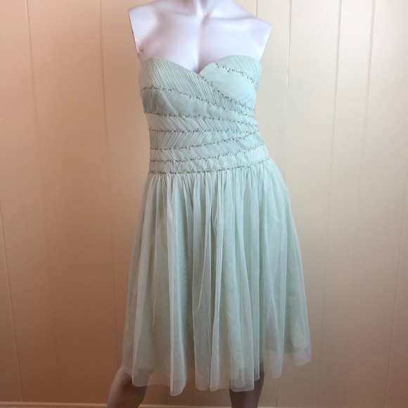 BCBGMaxAzria Dresses & Skirts - BCBGMaxazria Seafoam Green Holiday Party Dress
